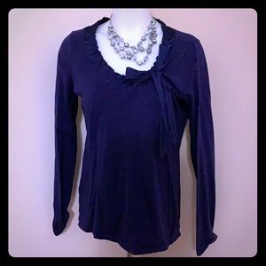 The Loft Purple Top L
